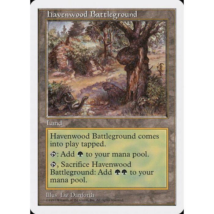 Magic: The Gathering Havenwood Battleground (417) Lightly Played
