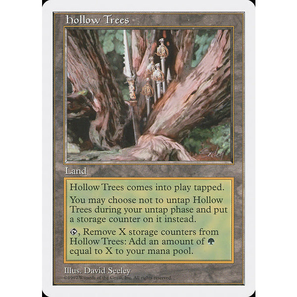 Magic: The Gathering Hollow Trees (418) Lightly Played