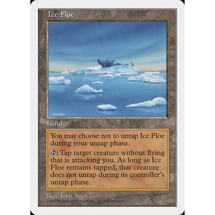 Magic: The Gathering Ice Floe (420) Lightly Played