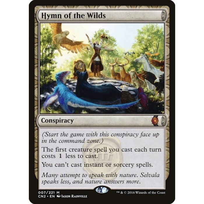 Magic: The Gathering Hymn of the Wilds (007) Damaged