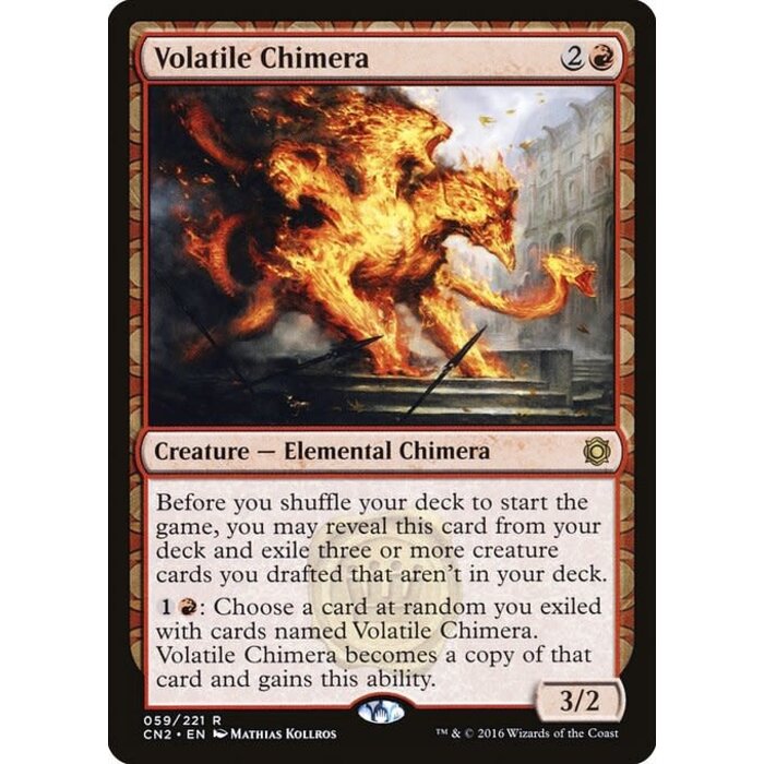 Magic: The Gathering Volatile Chimera (059) Near Mint