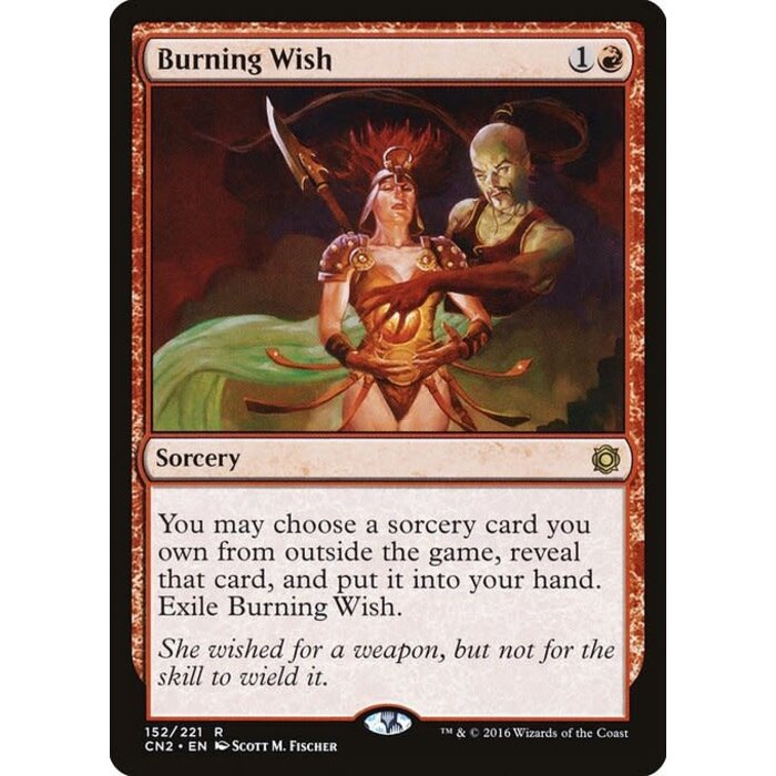 Magic: The Gathering Burning Wish (152) Lightly Played