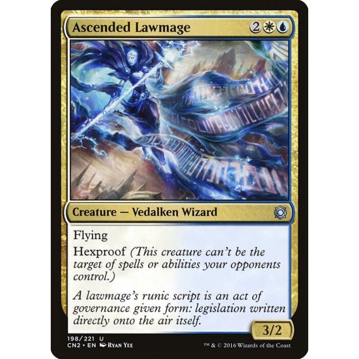 Magic: The Gathering Ascended Lawmage (198) Lightly Played