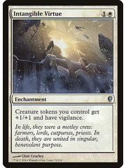 Magic: The Gathering Intangible Virtue (072) Lightly Played