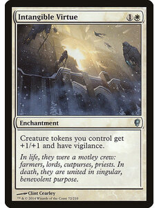 Magic: The Gathering Intangible Virtue (072) Lightly Played