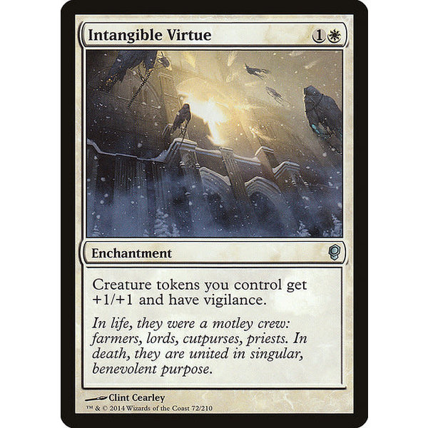 Magic: The Gathering Intangible Virtue (072) Lightly Played