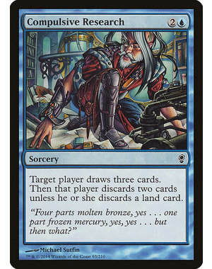 Magic: The Gathering Compulsive Research (093) Lightly Played