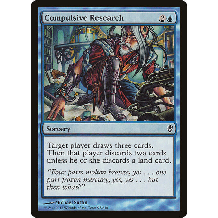 Magic: The Gathering Compulsive Research (093) Lightly Played