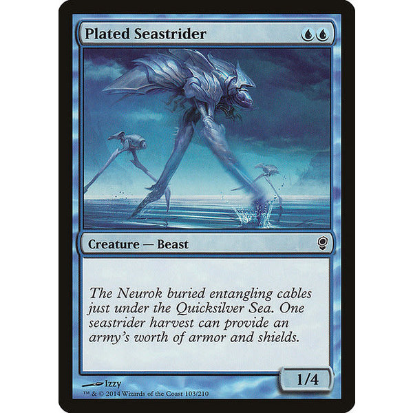 Magic: The Gathering Plated Seastrider (103) Lightly Played