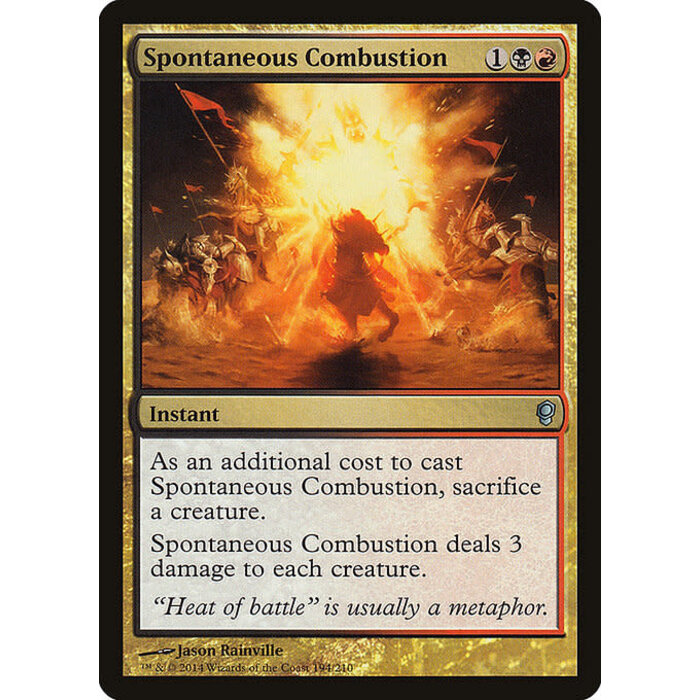 Magic: The Gathering Spontaneous Combustion (194) Lightly Played