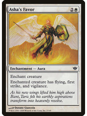 Magic: The Gathering Asha's Favor (002) Lightly Played