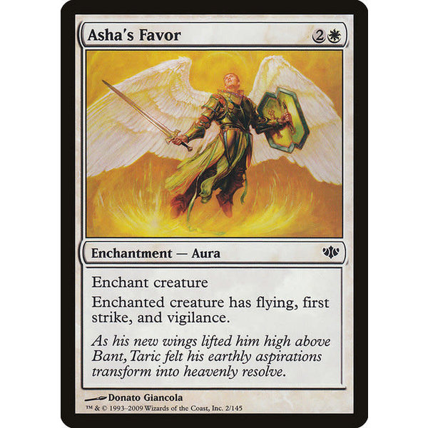 Magic: The Gathering Asha's Favor (002) Lightly Played