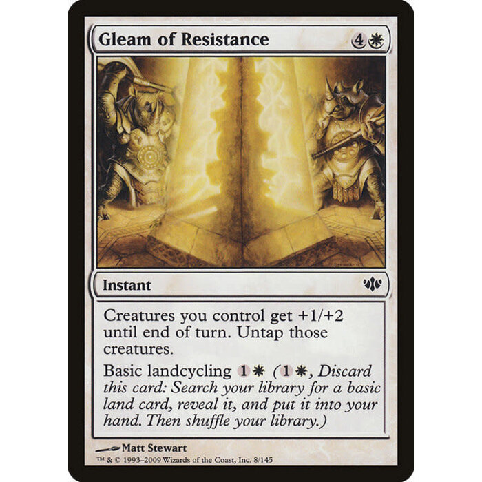 Magic: The Gathering Gleam of Resistance (008) Lightly Played