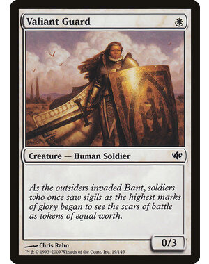 Magic: The Gathering Valiant Guard (019) Lightly Played