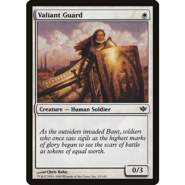 Magic: The Gathering Valiant Guard (019) Lightly Played