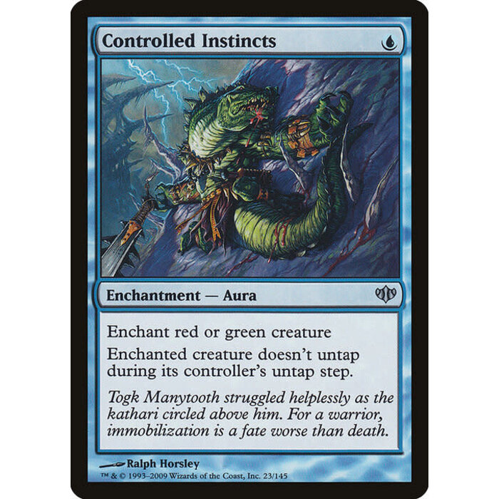 Magic: The Gathering Controlled Instincts (023) Lightly Played