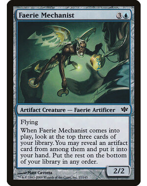 Magic: The Gathering Faerie Mechanist (027) Moderately Played Foil