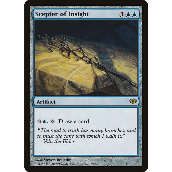 Magic: The Gathering Scepter of Insight (033) Lightly Played