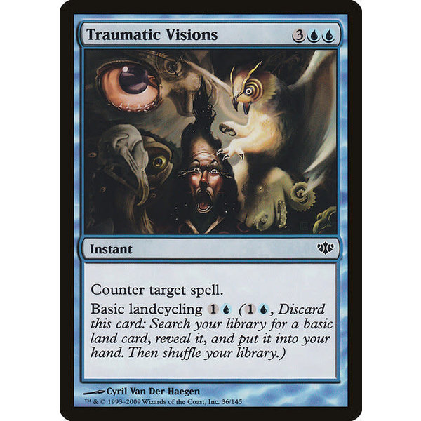 Magic: The Gathering Traumatic Visions (036) Moderately Played Foil