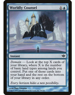 Magic: The Gathering Worldly Counsel (039) Lightly Played