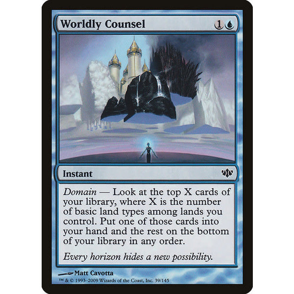 Magic: The Gathering Worldly Counsel (039) Lightly Played