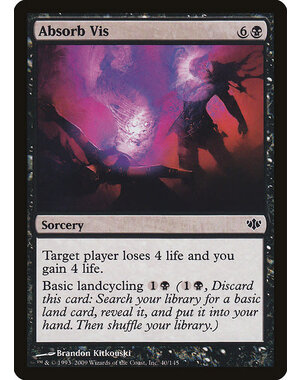 Magic: The Gathering Absorb Vis (040) Moderately Played Foil