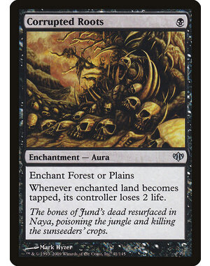 Magic: The Gathering Corrupted Roots (041) Moderately Played Foil