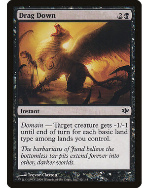 Magic: The Gathering Drag Down (042) Lightly Played