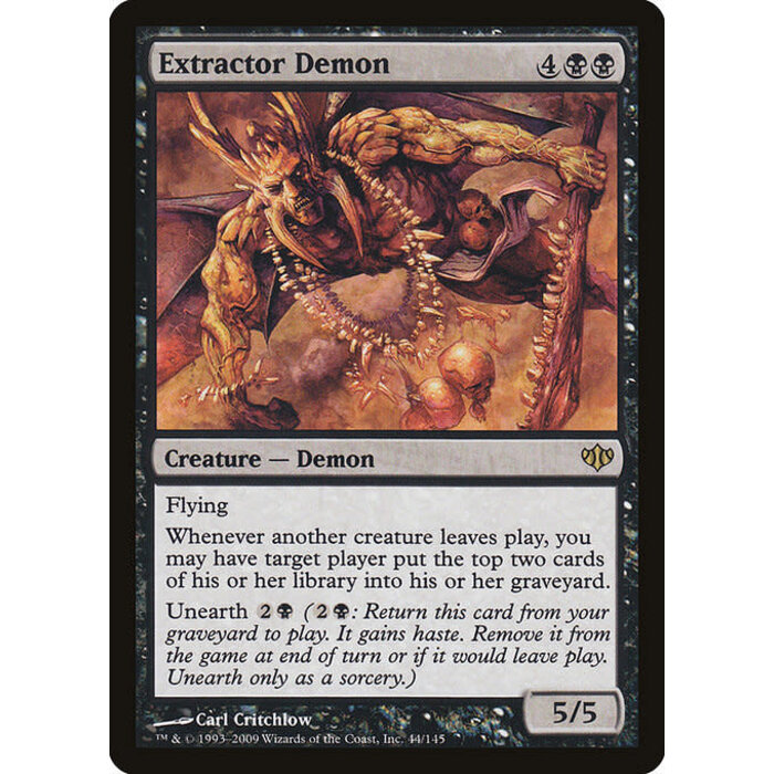 Magic: The Gathering Extractor Demon (044) Lightly Played