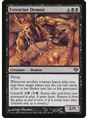 Magic: The Gathering Extractor Demon (044) Moderately Played Foil