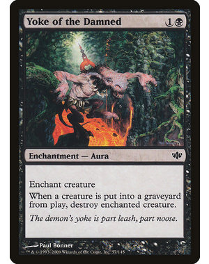 Magic: The Gathering Yoke of the Damned (057) Lightly Played