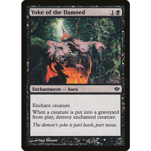 Magic: The Gathering Yoke of the Damned (057) Lightly Played