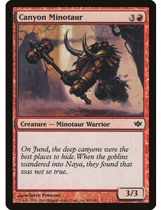 Magic: The Gathering Canyon Minotaur (060) Lightly Played