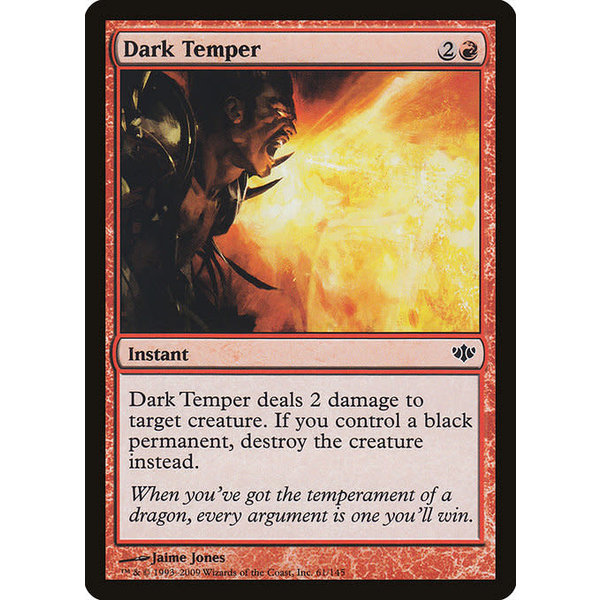 Magic: The Gathering Dark Temper (061) Lightly Played