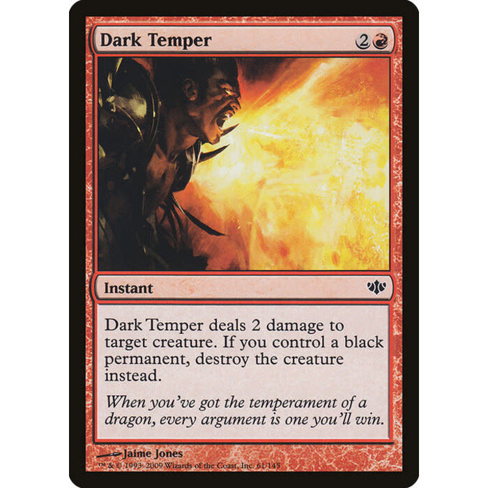 Magic: The Gathering Dark Temper (061) Lightly Played