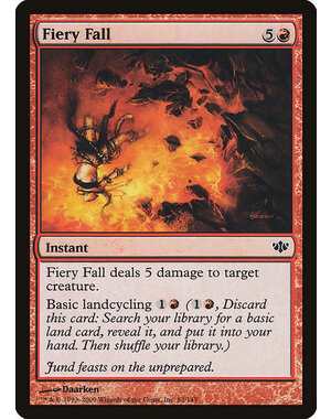 Magic: The Gathering Fiery Fall (063) Moderately Played Foil