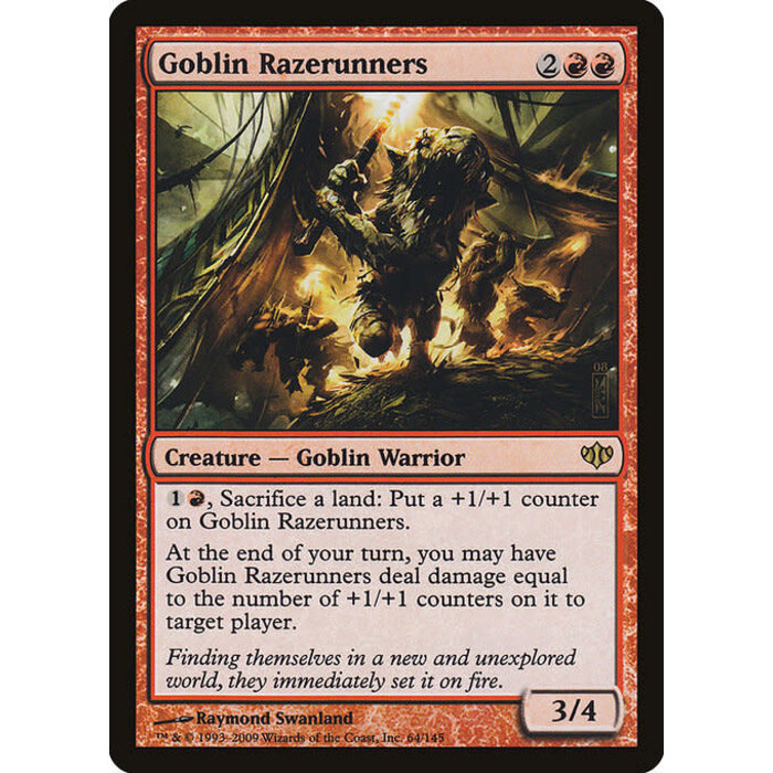 Magic: The Gathering Goblin Razerunners (064) Lightly Played