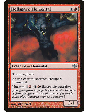 Magic: The Gathering Hellspark Elemental (065) Lightly Played
