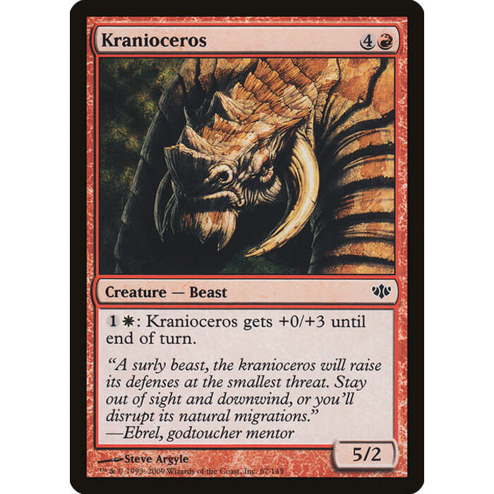 Magic: The Gathering Kranioceros (067) Moderately Played Foil