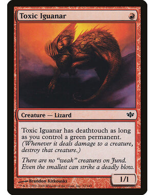 Magic: The Gathering Toxic Iguanar (072) Lightly Played
