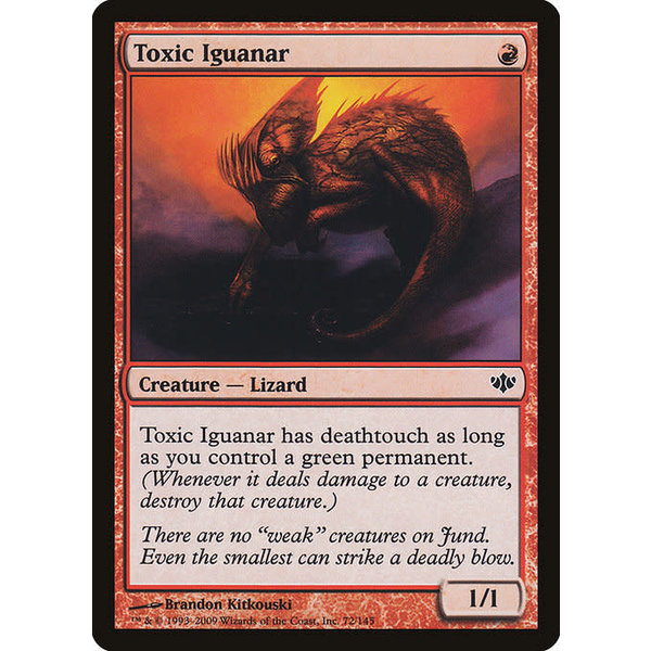 Magic: The Gathering Toxic Iguanar (072) Lightly Played