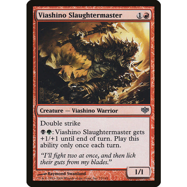 Magic: The Gathering Viashino Slaughtermaster (073) Lightly Played