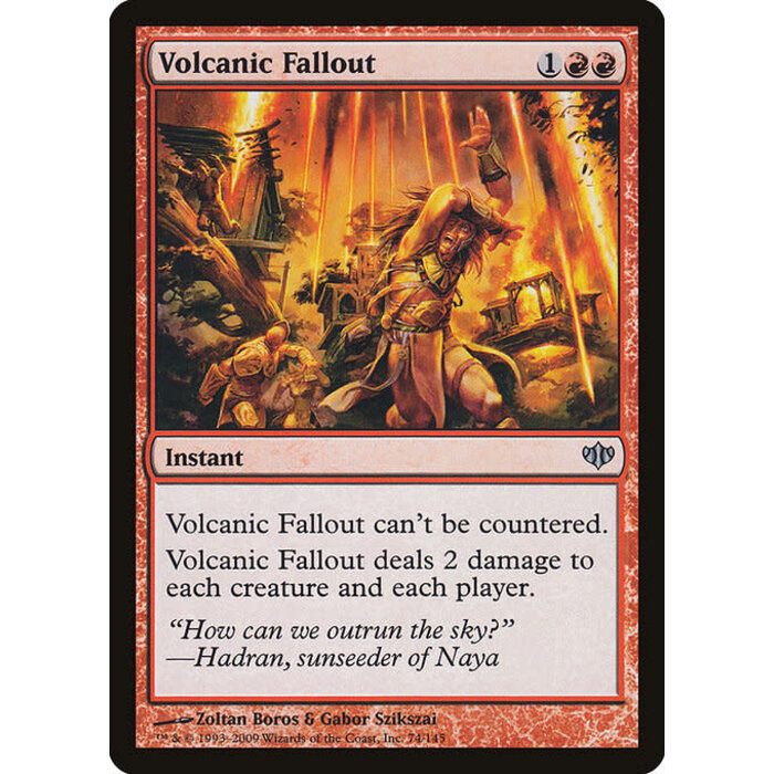 Magic: The Gathering Volcanic Fallout (074) Lightly Played