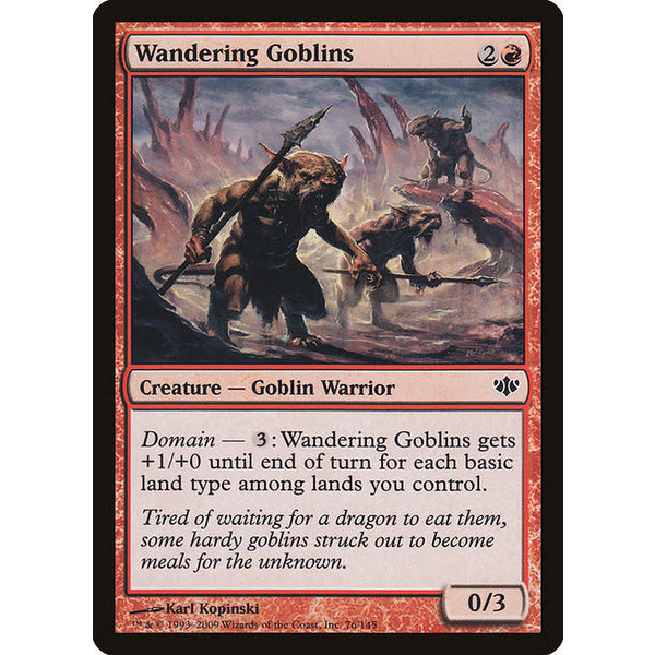 Magic: The Gathering Wandering Goblins (076) Lightly Played
