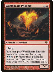 Magic: The Gathering Worldheart Phoenix (077) Lightly Played