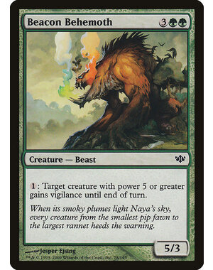 Magic: The Gathering Beacon Behemoth (078) Lightly Played
