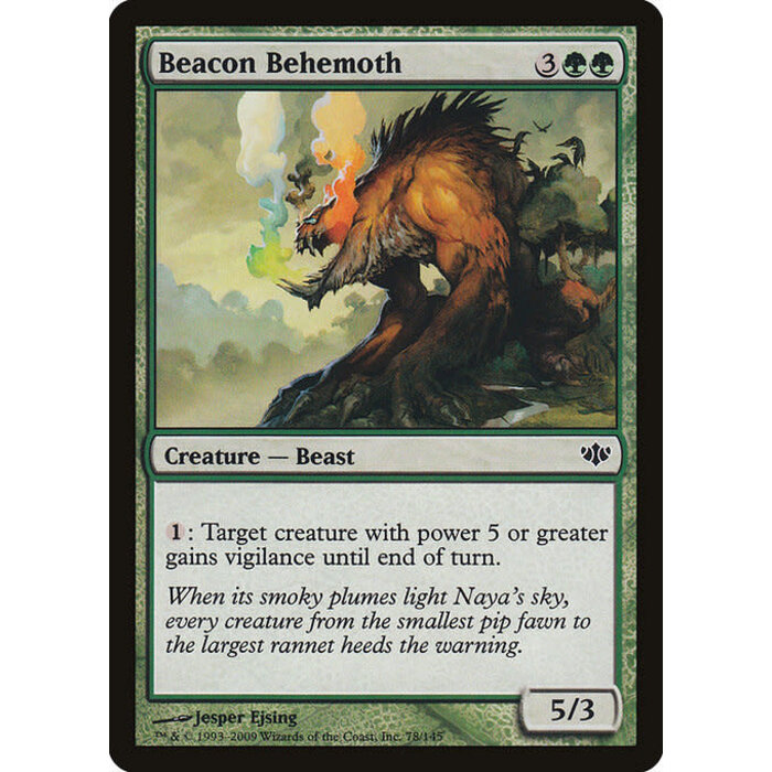 Magic: The Gathering Beacon Behemoth (078) Lightly Played