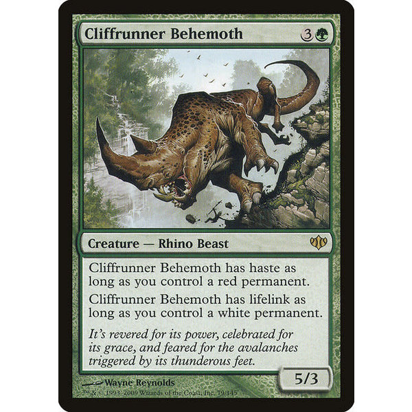 Magic: The Gathering Cliffrunner Behemoth (079) Lightly Played