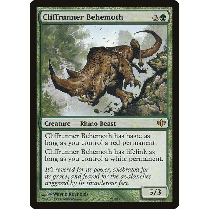 Magic: The Gathering Cliffrunner Behemoth (079) Lightly Played