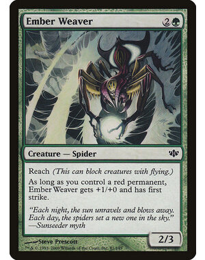 Magic: The Gathering Ember Weaver (081) Lightly Played